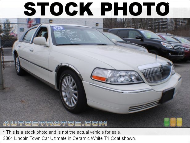 Stock photo for this 2004 Lincoln Town Car Ultimate 4.6 Liter SOHC 16-Valve V8 4 Speed Automatic