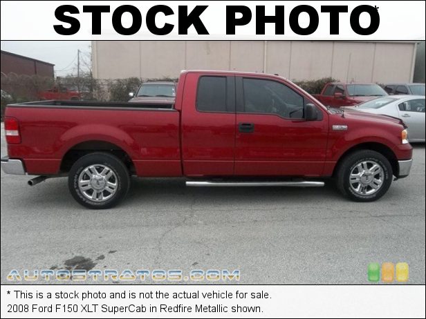 Stock photo for this 2008 Ford F150 SuperCab 4.6 Liter SOHC 16-Valve Triton V8 4 Speed Automatic