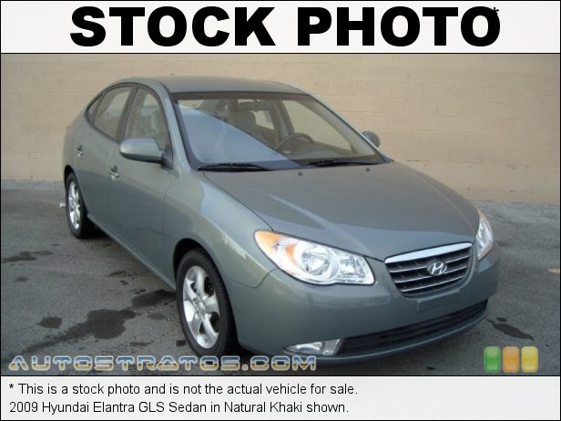 Stock photo for this 2009 Hyundai Elantra GLS Sedan 2.0 Liter DOHC 16-Valve CVVT 4 Cylinder 4 Speed Automatic