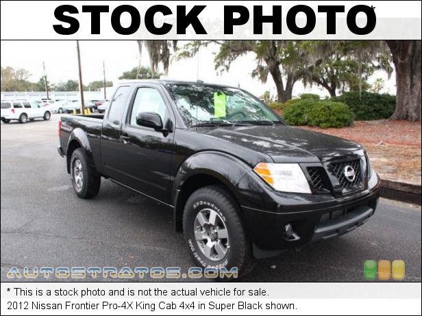 Stock photo for this 2012 Nissan Frontier King Cab 4x4 4.0 Liter DOHC 24-Valve CVTCS V6 5 Speed Automatic