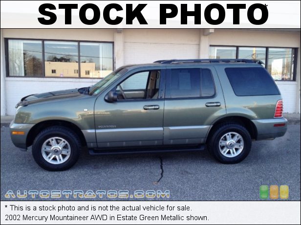 Stock photo for this 2004 Mercury Mountaineer AWD 4.0 Liter SOHC 12 Valve V6 5 Speed Automatic