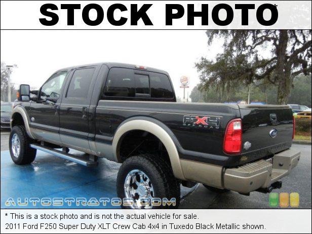 Stock photo for this 2011 Ford F250 Super Duty XLT Crew Cab 4x4 6.7 Liter OHV 32-Valve B20 Power Stroke Turbo-Diesel V8 6 Speed TorqShift Automatic
