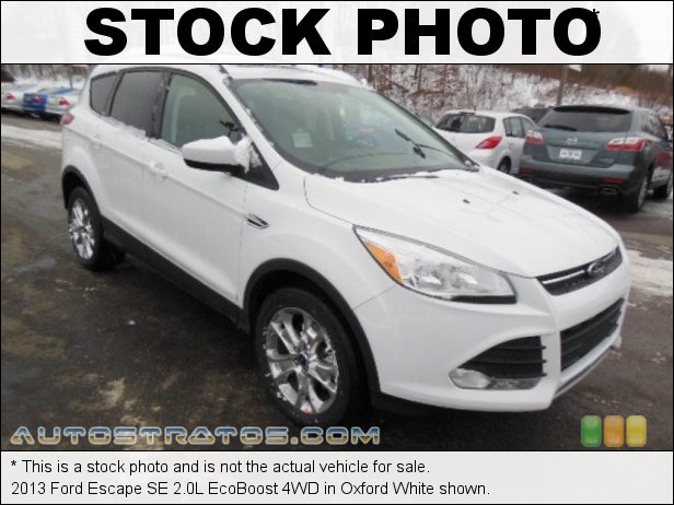 Stock photo for this 2013 Ford Escape SE 2.0L EcoBoost 4WD 2.0 Liter DI Turbocharged DOHC 16-Valve Ti-VCT EcoBoost 4 Cylind 6 Speed SelectShift Automatic