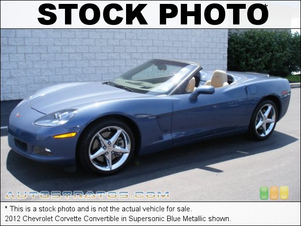 Stock photo for this 2012 Chevrolet Corvette Convertible 6.2 Liter OHV 16-Valve LS3 V8 6 Speed Paddle-Shift Automatic