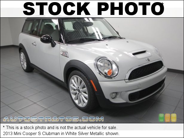Stock photo for this 2013 Mini Cooper S Clubman 1.6 Liter DI Twin-Scroll Turbocharged DOHC 16-Valve VVT 4 Cylind 6 Speed Steptronic Automatic