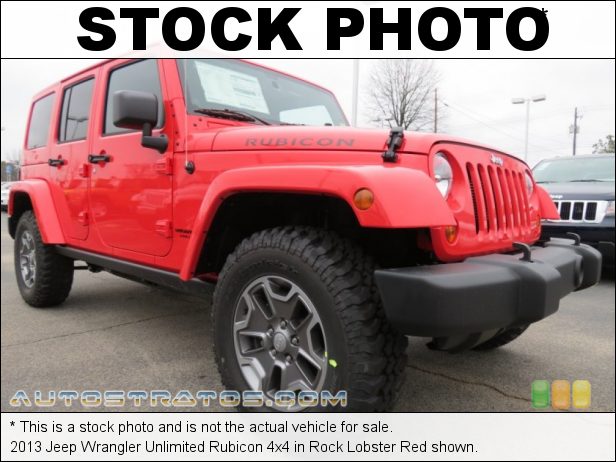 Stock photo for this 2013 Jeep Wrangler Unlimited Rubicon 4x4 3.6 Liter DOHC 24-Valve VVT Pentastar V6 5 Speed Automatic