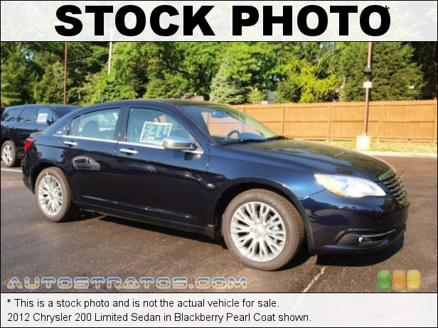 Stock photo for this 2012 Chrysler 200 Limited Sedan 2.4 Liter DOHC 16-Valve Dual VVT 4 Cylinder 6 Speed AutoStick Automatic