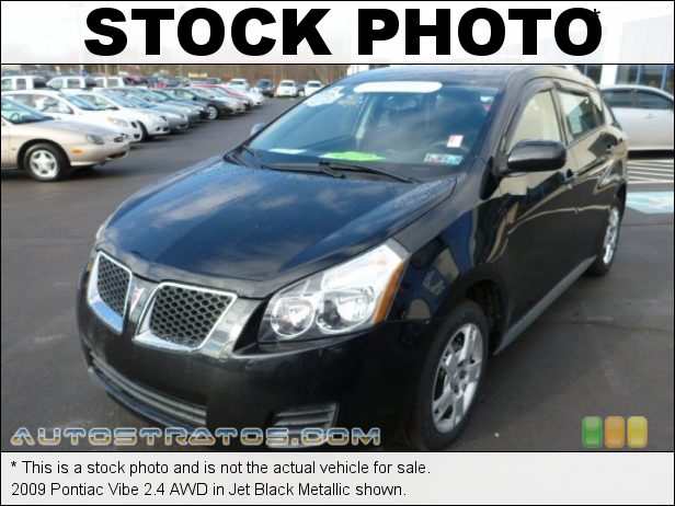 Stock photo for this 2009 Pontiac Vibe 2.4 AWD 2.4 Liter DOHC 16V VVT-i 4 Cylinder 4 Speed Automatic