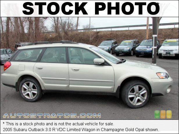 Stock photo for this 2005 Subaru Outback 3.0 R VDC Limited Wagon 3.0 Liter DOHC 24-Valve Flat 6 Cylinder 5 Speed Automatic