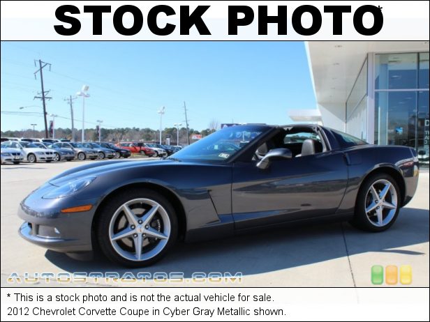 Stock photo for this 2012 Chevrolet Corvette Coupe 6.2 Liter OHV 16-Valve LS3 V8 6 Speed Paddle-Shift Automatic
