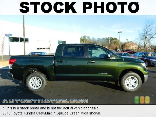Stock photo for this 2013 Toyota Tundra CrewMax 4.6 Liter DOHC 32-Valve Dual VVT-i V8 6 Speed ECT-i Automatic
