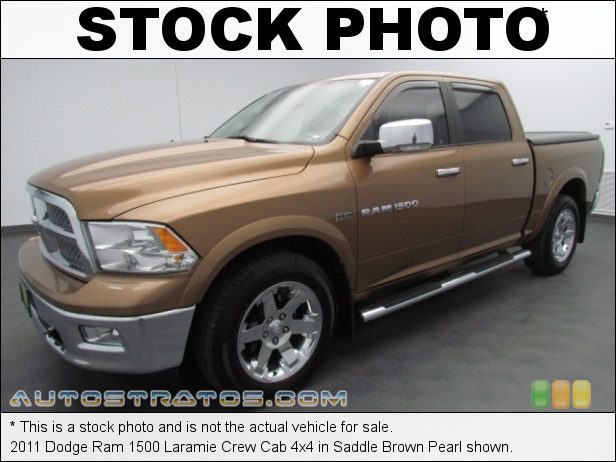 Stock photo for this 2011 Dodge Ram 1500 Crew Cab 4x4 5.7 Liter HEMI OHV 16-Valve VVT MDS V8 5 Speed Automatic