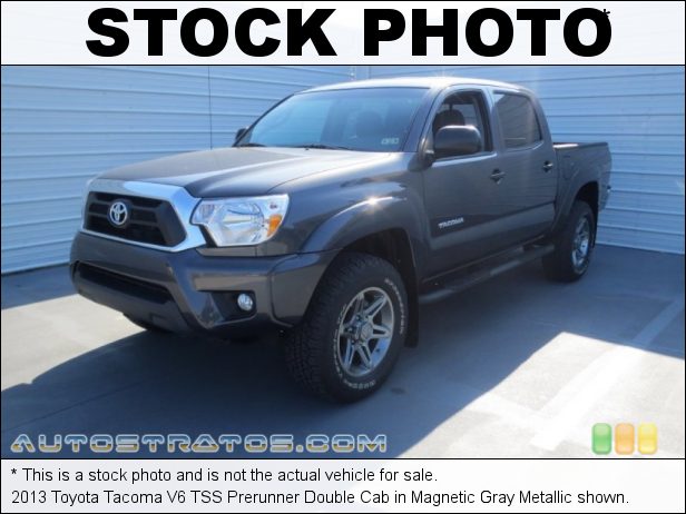 Stock photo for this 2013 Toyota Tacoma Prerunner Double Cab 4.0 Liter DOHC 24-Valve VVT-i V6 5 Speed ECT-i Automatic