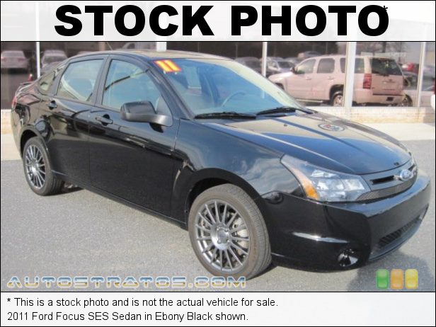 Stock photo for this 2011 Ford Focus SES Sedan 2.0 Liter DOHC 16-Valve Duratec 20 4 Cylinder 4 Speed Automatic