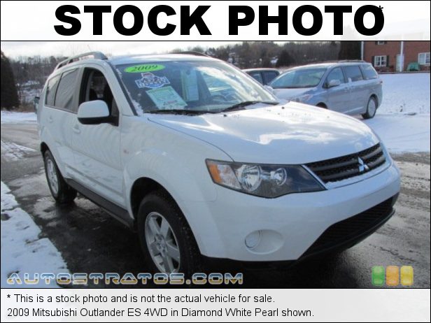 Stock photo for this 2009 Mitsubishi Outlander ES 4WD 2.4L DOHC 16V MIVEC Inline 4 Cylinder Sportronic CVT Automatic