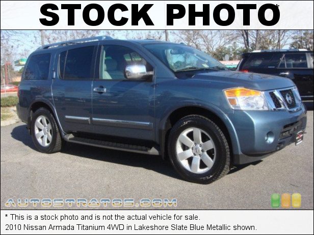 Stock photo for this 2010 Nissan Armada 4WD 5.6 Liter DOHC 32-Valve CVTCS V8 5 Speed Automatic