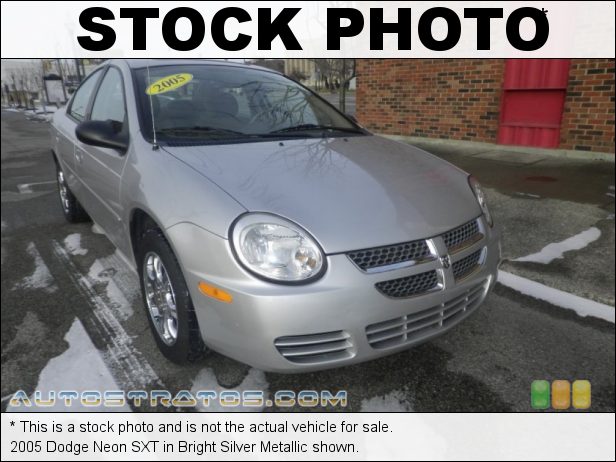 Stock photo for this 2005 Dodge Neon SXT 2.0 Liter SOHC 16-Valve 4 Cylinder 4 Speed Automatic