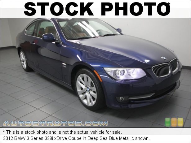 Stock photo for this 2012 BMW 3 Series 328i xDrive Coupe 3.0 Liter DOHC 24-Valve VVT Inline 6 Cylinder 6 Speed Manual