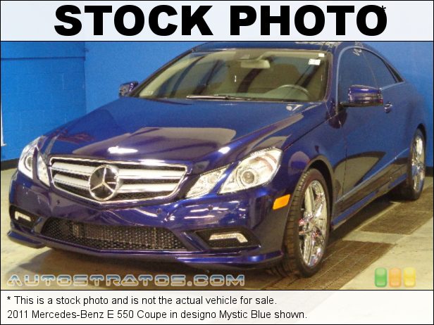 Stock photo for this 2011 Mercedes-Benz E 550 Coupe 5.5 Liter DOHC 32-Valve VVT V8 7 Speed Automatic