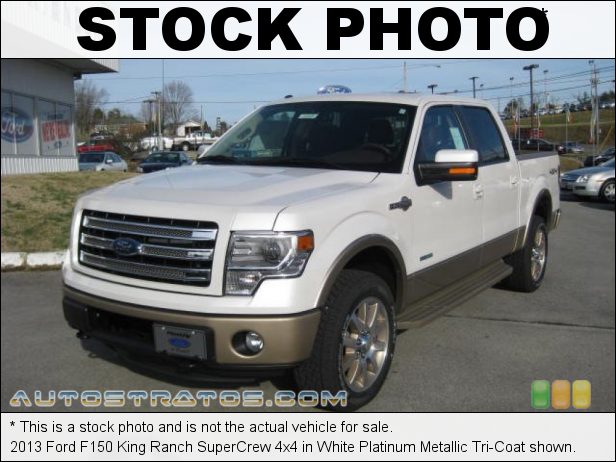 Stock photo for this 2013 Ford F150 King Ranch SuperCrew 4x4 5.0 Liter Flex-Fuel DOHC 32-Valve Ti-VCT V8 6 Speed Automatic