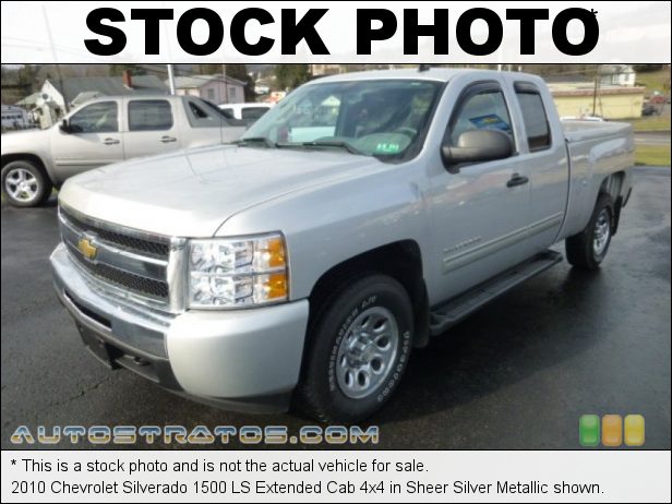 Stock photo for this 2010 Chevrolet Silverado 1500 LS Extended Cab 4x4 4.8 Liter OHV 16-Valve Vortec V8 4 Speed Automatic