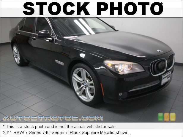 Stock photo for this 2011 BMW 7 Series 740i Sedan 3.0 Liter DI TwinPower Turbo DOHC 24-Valve VVT Inline 6 Cylinder 6 Speed Automatic