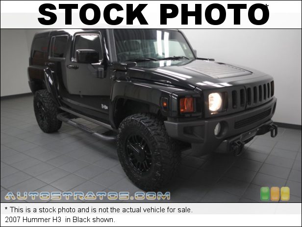 Stock photo for this 2007 Hummer H3  3.7 Liter DOHC 20-Valve Inline 5 Cylinder 5 Speed Manual