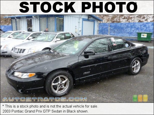 Stock photo for this 2001 Pontiac Grand Prix GTP Sedan 3.8 Liter Supercharged OHV 12-Valve V6 4 Speed Automatic