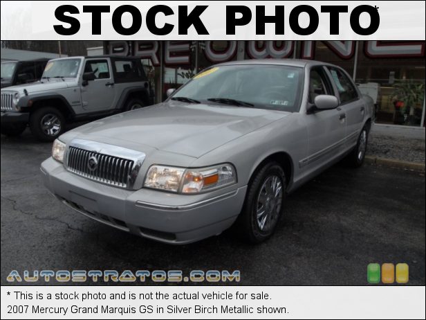 Stock photo for this 2007 Mercury Grand Marquis GS 4.6 Liter SOHC 16 Valve V8 4 Speed Automatic