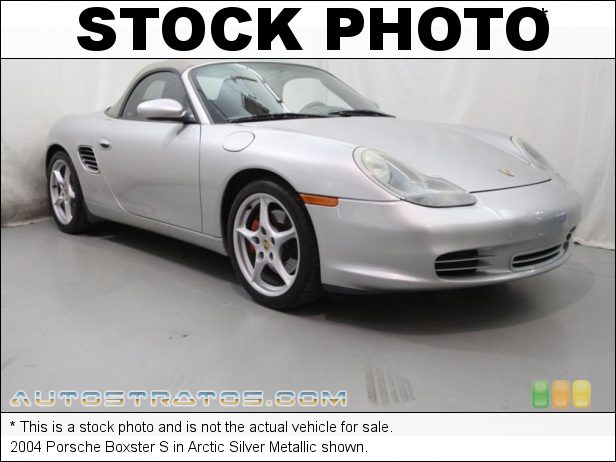 Stock photo for this 2004 Porsche Boxster S 3.2 Liter DOHC 24V Flat 6 Cylinder 6 Speed Manual