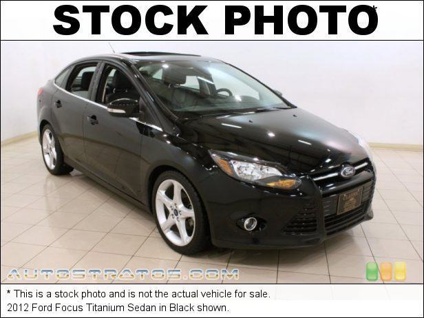 Stock photo for this 2012 Ford Focus Titanium Sedan 2.0 Liter GDI DOHC 16-Valve Ti-VCT 4 Cylinder 6 Speed PowerShift Automatic