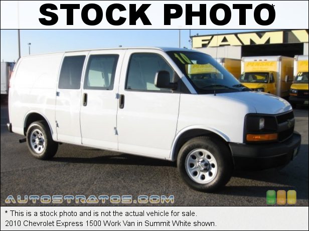 Stock photo for this 2010 Chevrolet Express 1500 Work Van 4.3 Liter OHV 12-Valve V6 4 Speed Automatic