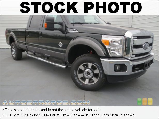 Stock photo for this 2013 Ford F350 Super Duty Lariat Crew Cab 4x4 6.7 Liter OHV 32-Valve B20 Power Stroke Turbo-Diesel V8 TorqShift 6 Speed SelectShift Automatic