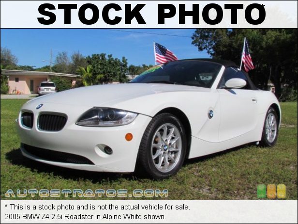 Stock photo for this 2005 BMW Z4 2.5i Roadster 2.5 Liter DOHC 24V Inline 6 Cylinder 5 Speed Automatic Stock photo for this 2005 BMW Z4 2.5i Roadster 2.5 Liter DOHC 24V Inline 6 Cylinder 5 Speed Automatic