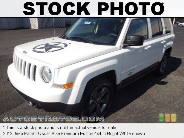 Stock photo for this 2013 Jeep Patriot 4x4 2.4 Liter DOHC 16-Valve Dual VVT 4 Cylinder CVT II Automatic