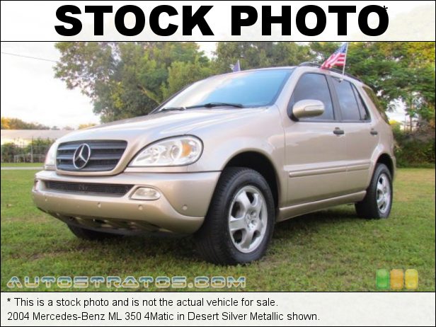 Stock photo for this 2004 Mercedes-Benz ML 350 4Matic 3.7L SOHC 18V V6 5 Speed Automatic