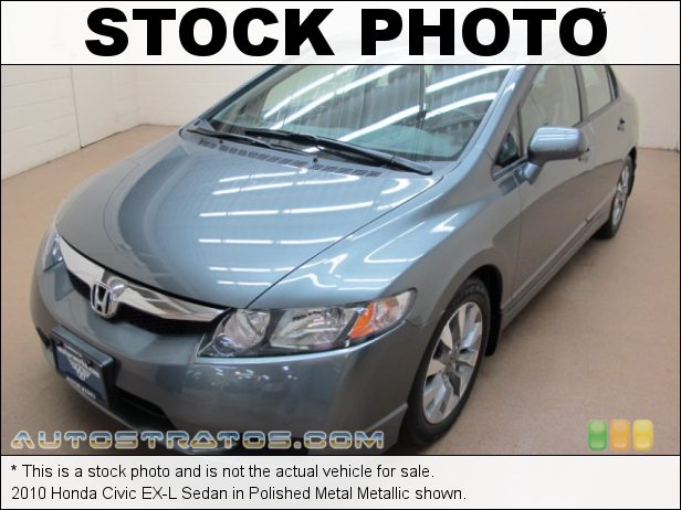 Stock photo for this 2010 Honda Civic EX-L Sedan 1.8 Liter SOHC 16-Valve i-VTEC 4 Cylinder 5 Speed Automatic