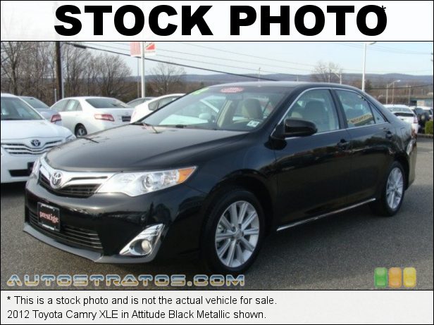 Stock photo for this 2012 Toyota Camry XLE 2.5 Liter DOHC 16-Valve Dual VVT-i 4 Cylinder 6 Speed ECT-i Automatic