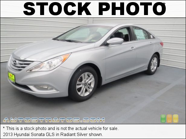 Stock photo for this 2013 Hyundai Sonata GLS 2.4 Liter DOHC 16-Valve D-CVVT 4 Cylinder 6 Speed Shiftronic Automatic