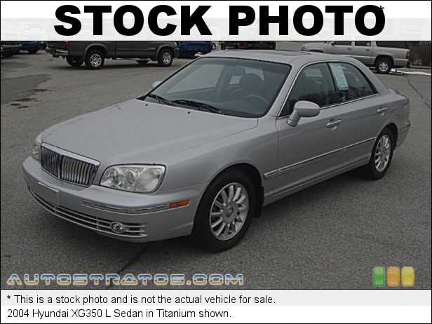 Stock photo for this 2004 Hyundai XG350 Sedan 3.5 Liter DOHC 24-Valve V6 5 Speed Automatic