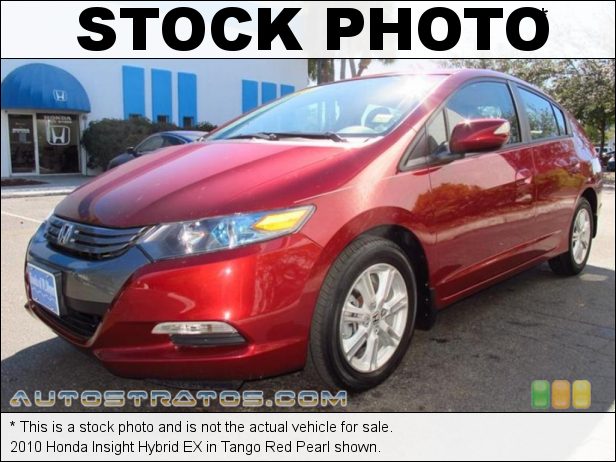 Stock photo for this 2010 Honda Insight Hybrid EX 1.3 Liter SOHC 8-Valve i-VTEC IMA 4 Cylinder Gasoline/Electric H CVT Automatic Stock photo for this 2010 Honda Insight Hybrid EX 1.3 Liter SOHC 8-Valve i-VTEC IMA 4 Cylinder Gasoline/Electric H CVT Automatic