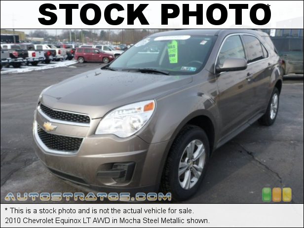 Stock photo for this 2010 Chevrolet Equinox LT AWD 2.4 Liter DOHC 16-Valve VVT 4 Cylinder 6 Speed Automatic