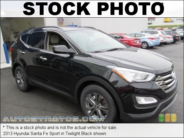 Stock photo for this 2013 Hyundai Santa Fe Sport 2.4 Liter GDi DOHC 16-Valve D-CVVT 4 Cylinder 6 Speed Shiftronic Automatic