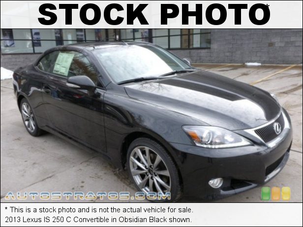Stock photo for this 2013 Lexus IS 250 C Convertible 2.5 Liter DI DOHC 24-Valve VVT-i V6 6 Speed ECT-i Automatic