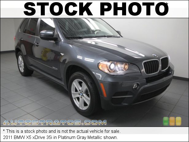 Stock photo for this 2011 BMW X5 xDrive 35i 3.0 Liter GDI Turbocharged DOHC 24-Valve VVT Inline 6 Cylinder 8 Speed Steptronic Automatic