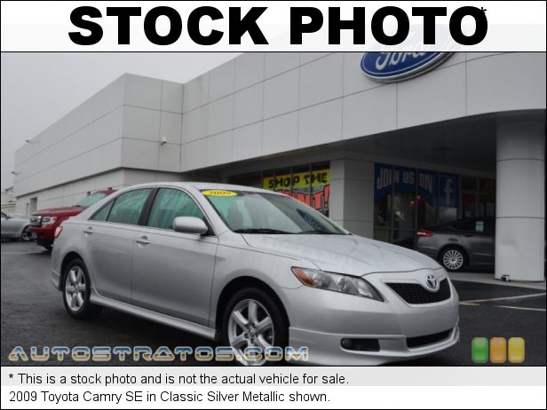 Stock photo for this 2009 Toyota Camry SE 2.4 Liter DOHC 16-Valve VVT-i 4 Cylinder 5 Speed Automatic