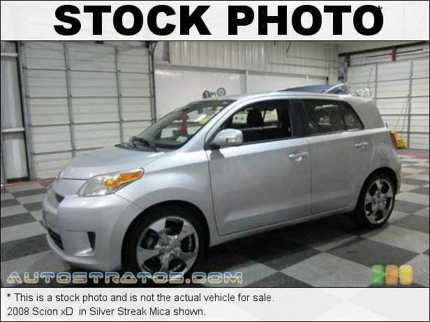 Stock photo for this 2008 Scion xD  1.8 Liter DOHC 16V VVT-i 4 Cylinder 4 Speed Automatic