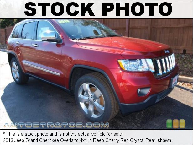 Stock photo for this 2013 Jeep Grand Cherokee Overland 4x4 5.7 Liter HEMI OHV 16-Valve VVT MDS V8 5 Speed Automatic
