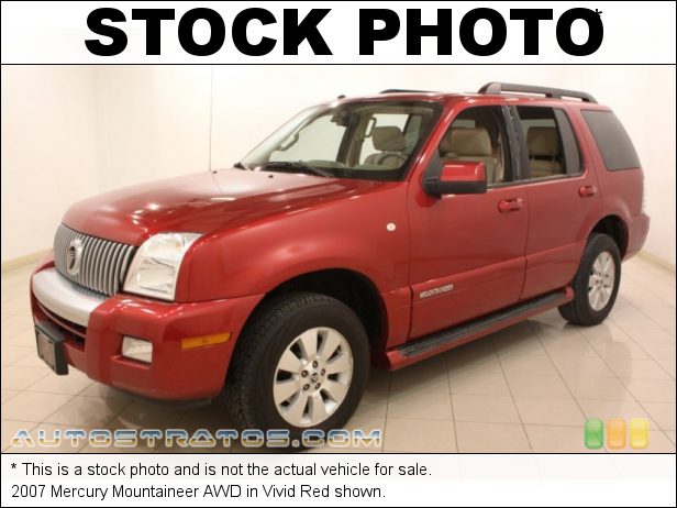 Stock photo for this 2007 Mercury Mountaineer AWD 4.0 Liter SOHC 12-Valve V6 5 Speed Automatic