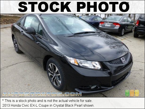 Stock photo for this 2013 Honda Civic EX-L Coupe 1.8 Liter SOHC 16-Valve i-VTEC 4 Cylinder 5 Speed Automatic